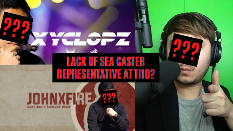 Zero SEA casters at TI10? Surely these few are good enough