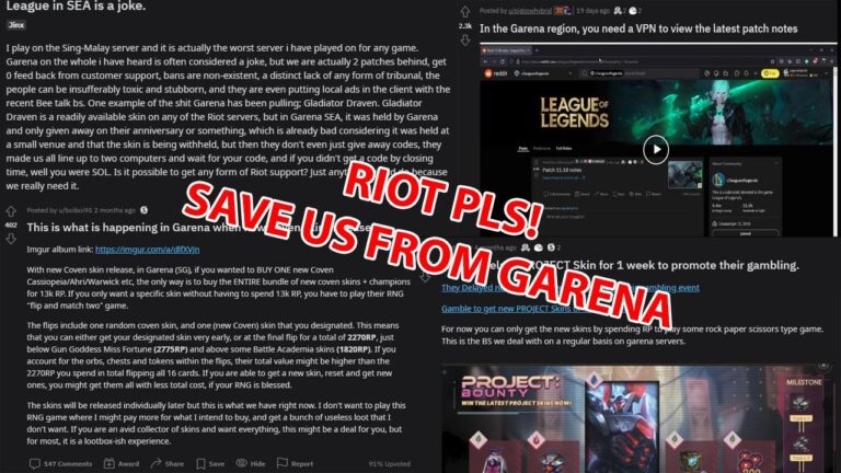 Is it time for Garena to pass the LoL torch back to Riot Games?