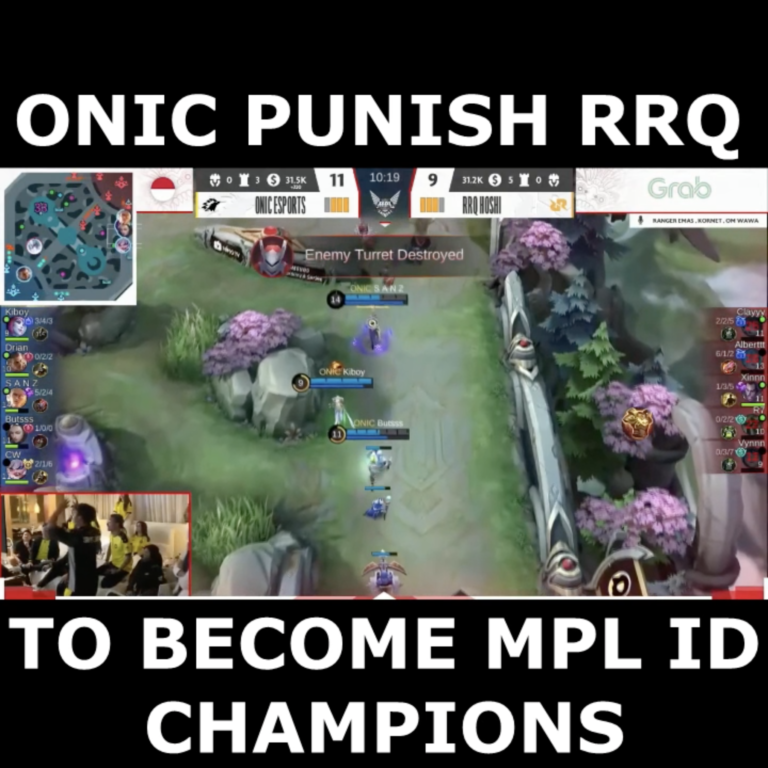 ONIC fight their way through RRQ to be crowned MPL ID Champions once again!